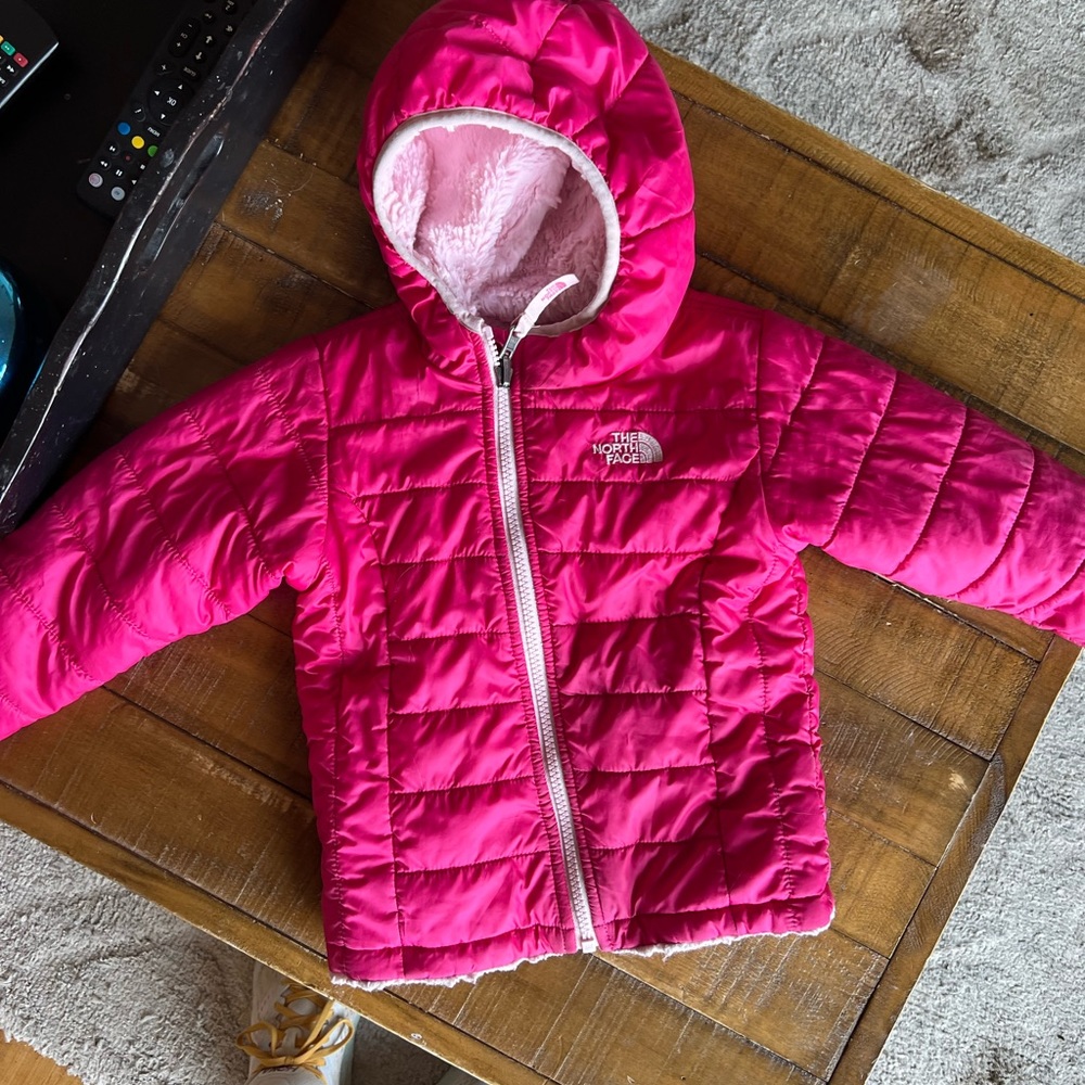 North face mossbud reversible toddler girls coat